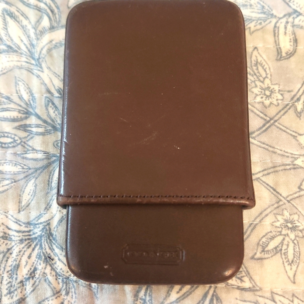 Vintage Coach leather credit card holder. Gently used.